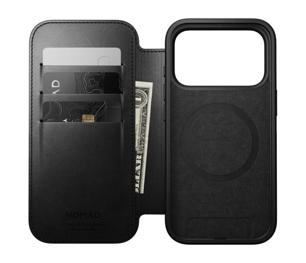 Nomad Modern Leather Folio do iPhone 17 Pro MagSafe black - 1362260 - zdjęcie 6